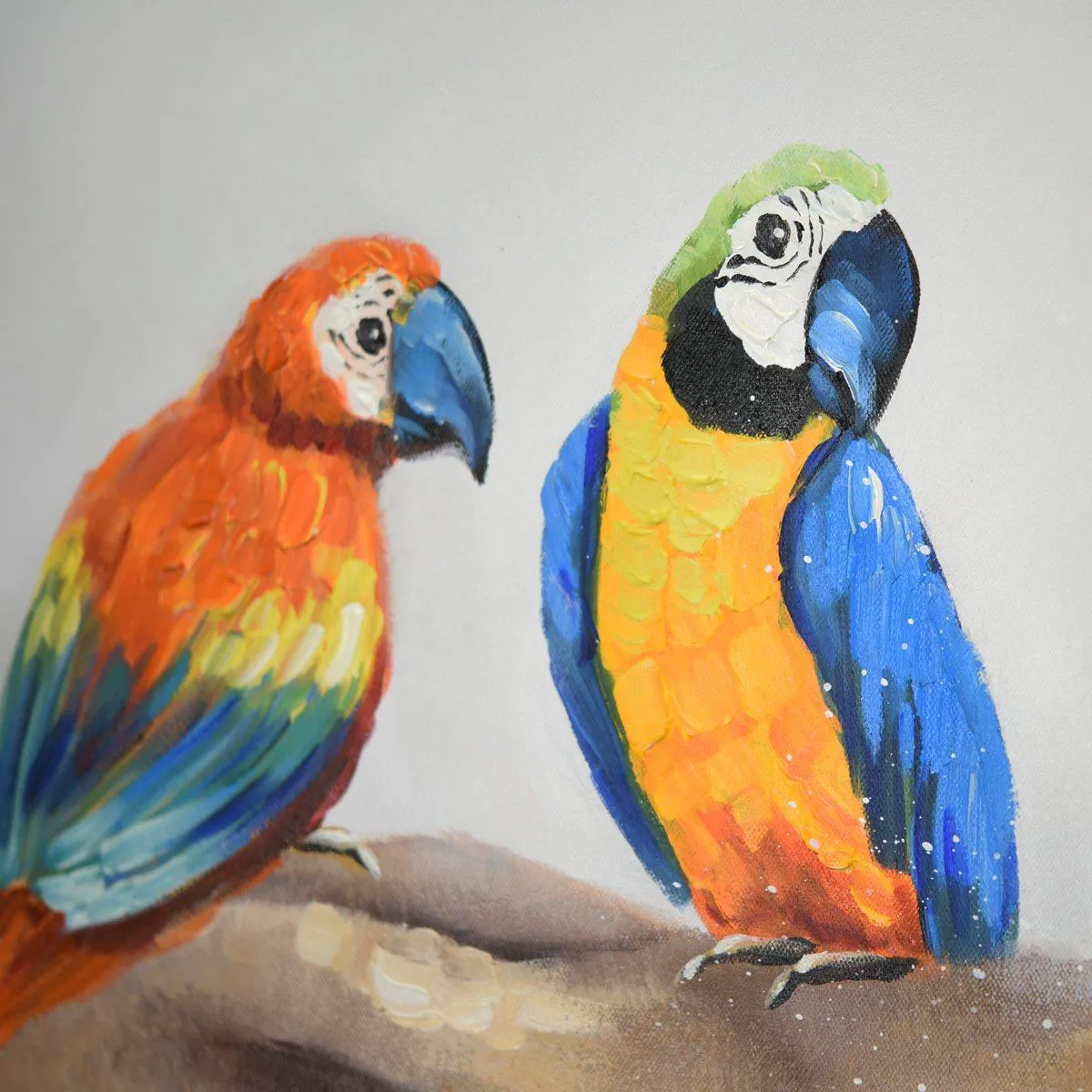 100% handmade Birds on elephant 40x40 Inch (100x100cm)