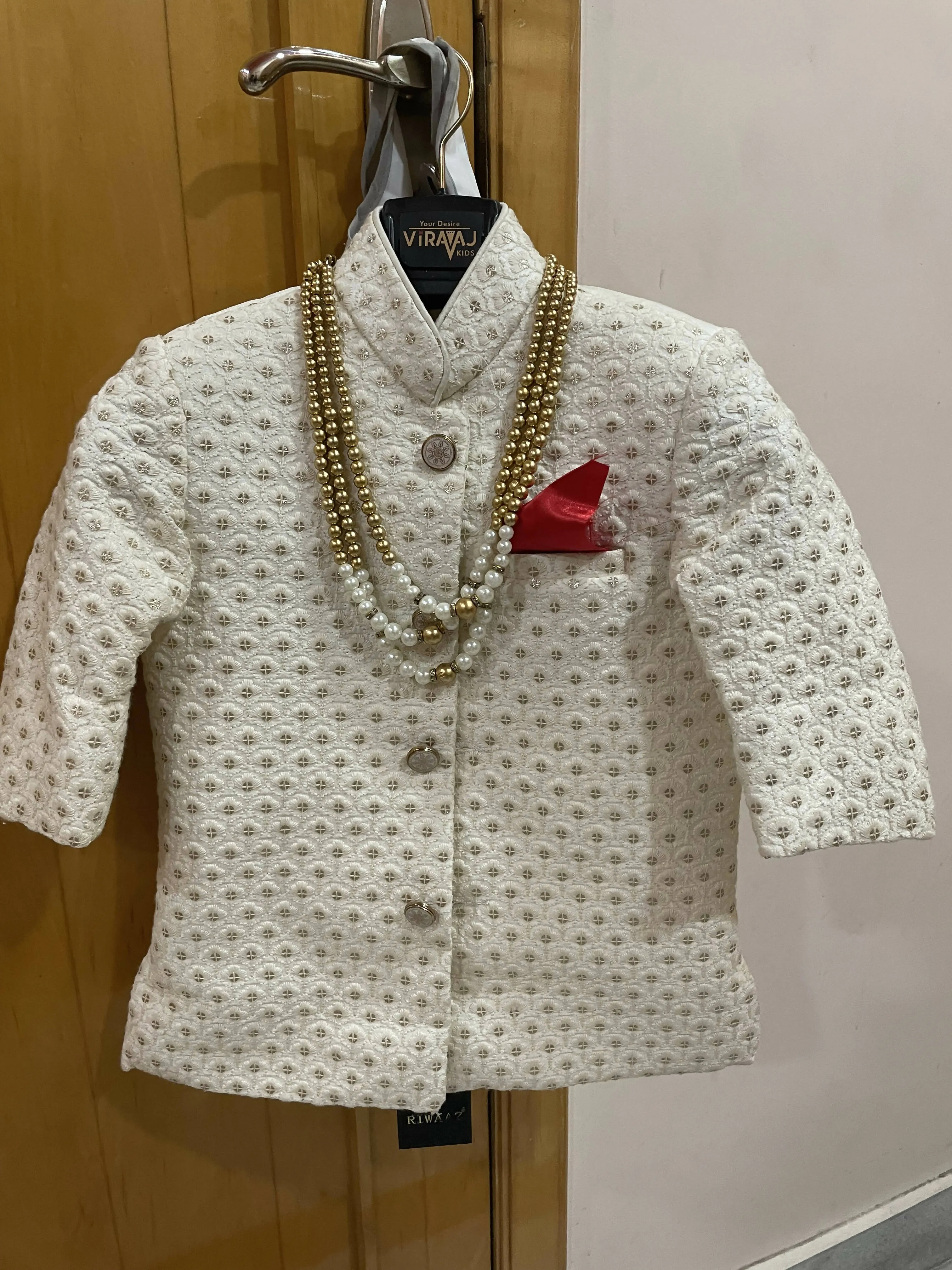 1st Birthday RIWAAZ Sherwani - Brand new