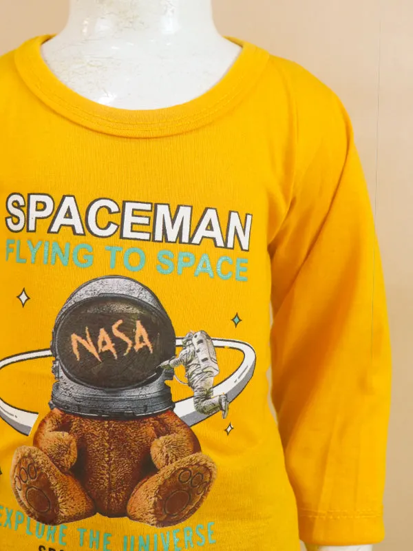 1Yr - 4Yrs Space Yellow Suit For Kids RG BS71