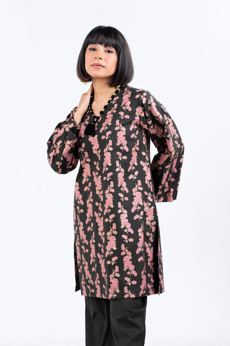 2 Pc Printed Cambric Outfit