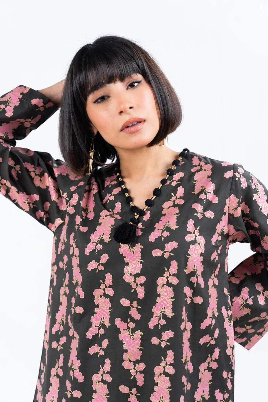 2 Pc Printed Cambric Outfit