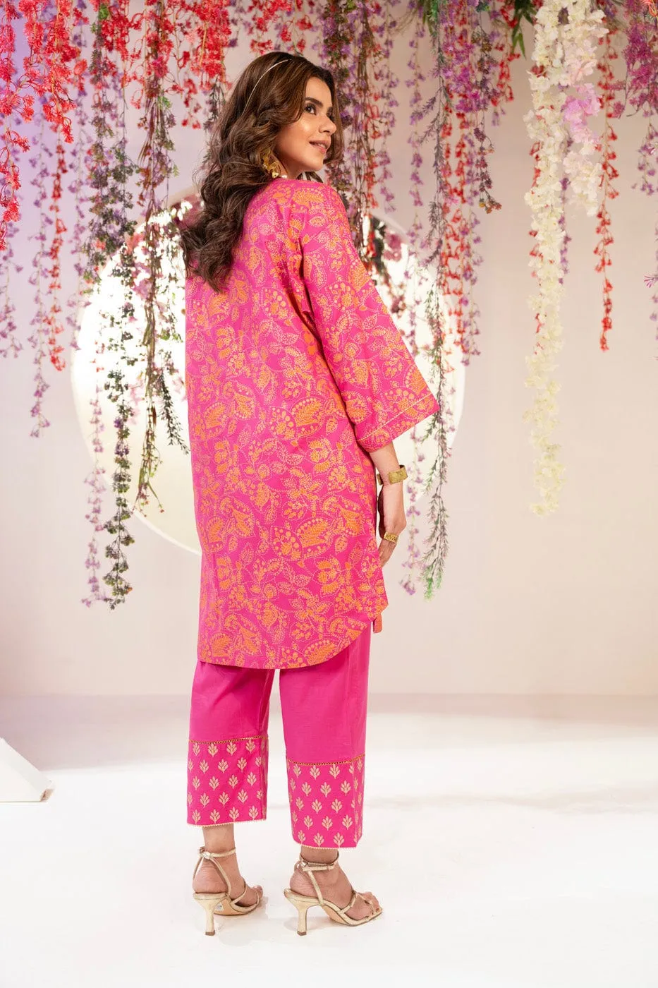 2 Pc Printed Cambric Outfit