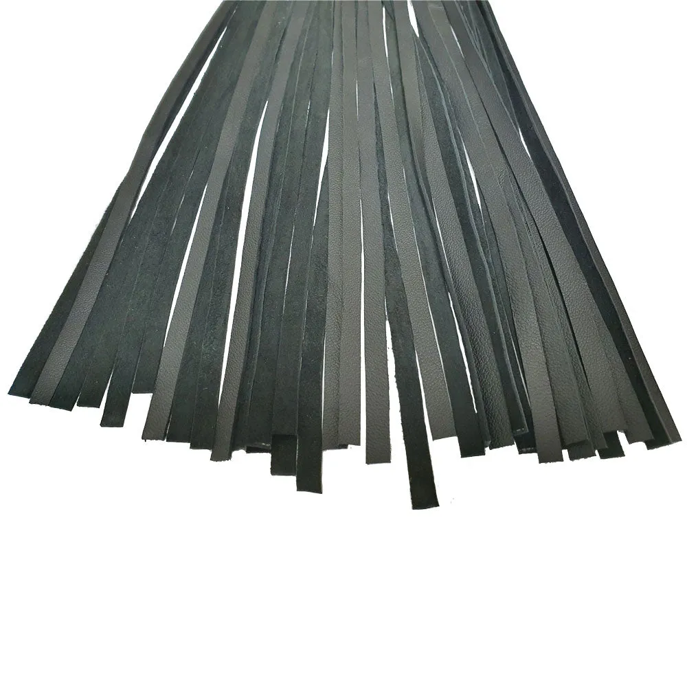 24" Black Leather Flogger