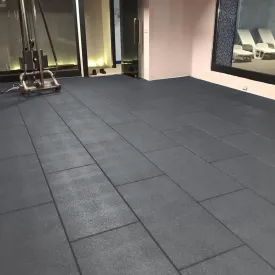 36m2 double garage package, BeFit Flatline Grey Rubber Gym Flooring