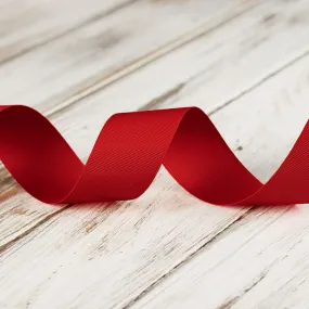 38mm Grosgrain Ribbon - Red