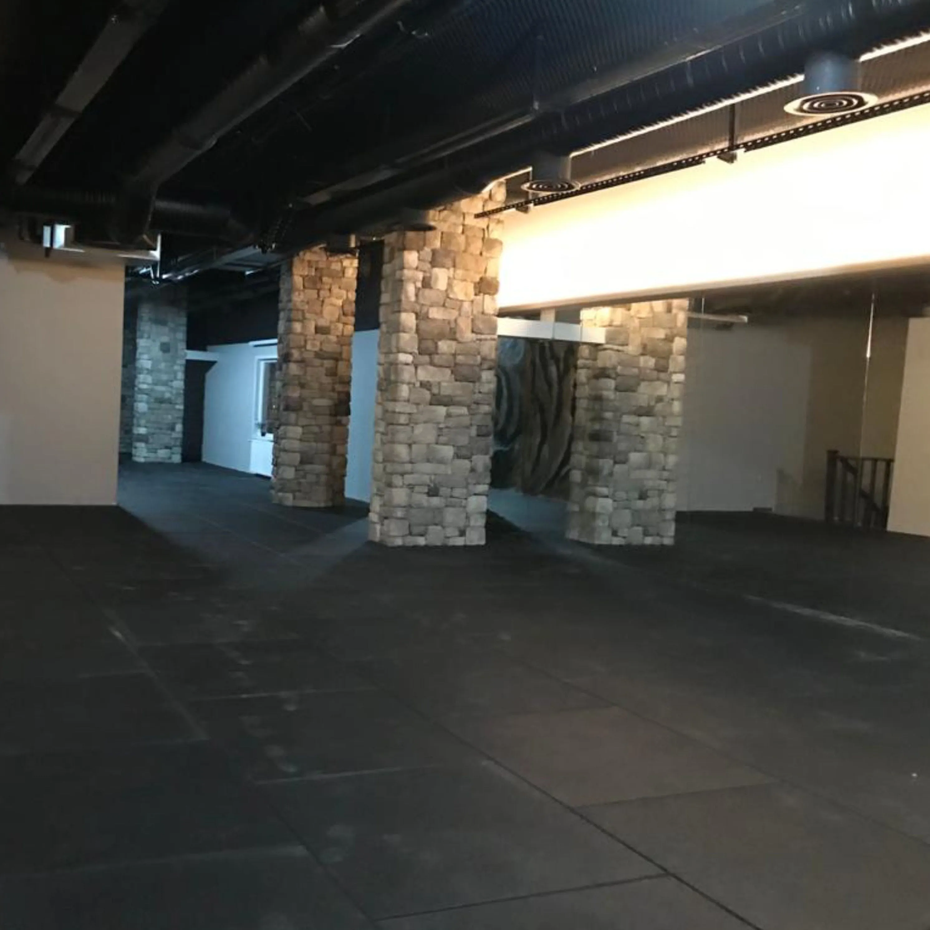 45m2 triple garage package, 20mm Flatline Pro Black Rubber Gym Flooring