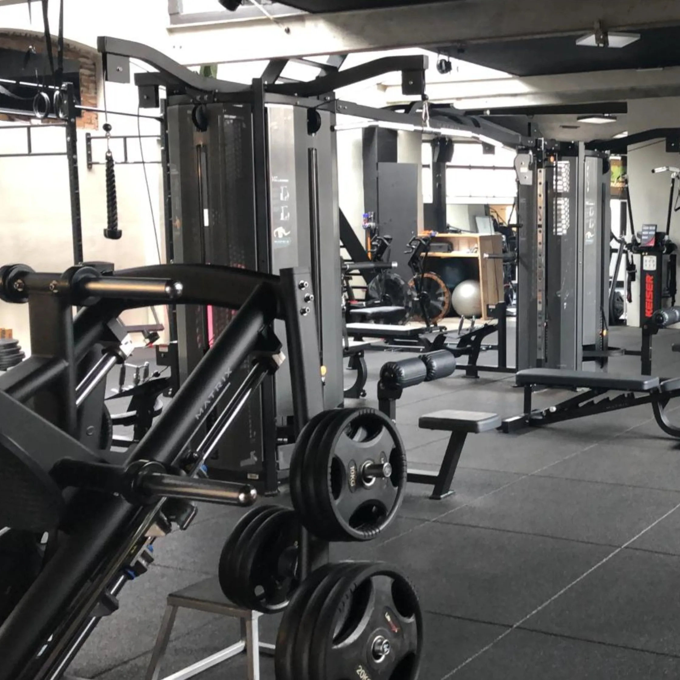 45m2 triple garage package, 20mm Flatline Pro Black Rubber Gym Flooring