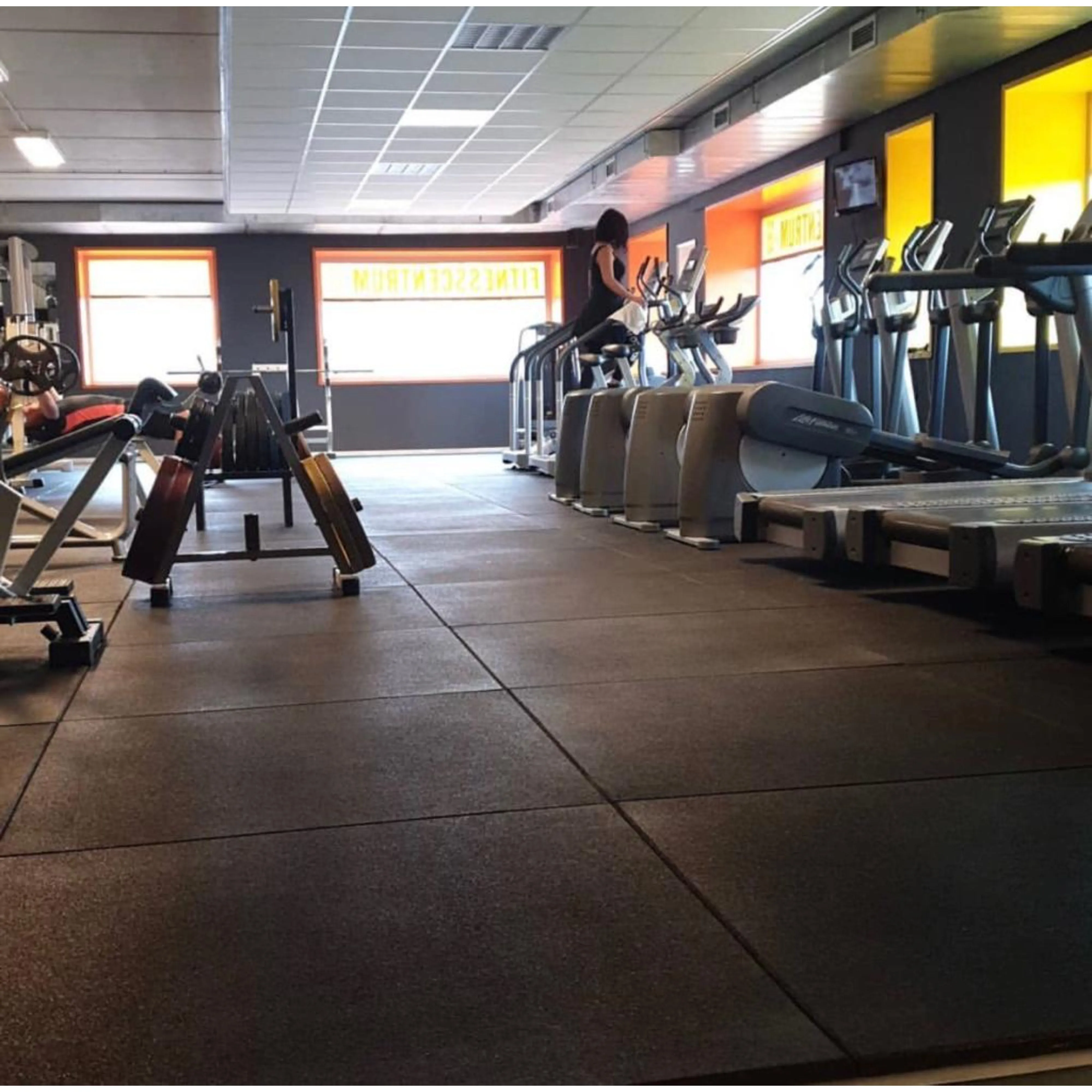 45m2 triple garage package, 20mm Flatline Pro Black Rubber Gym Flooring