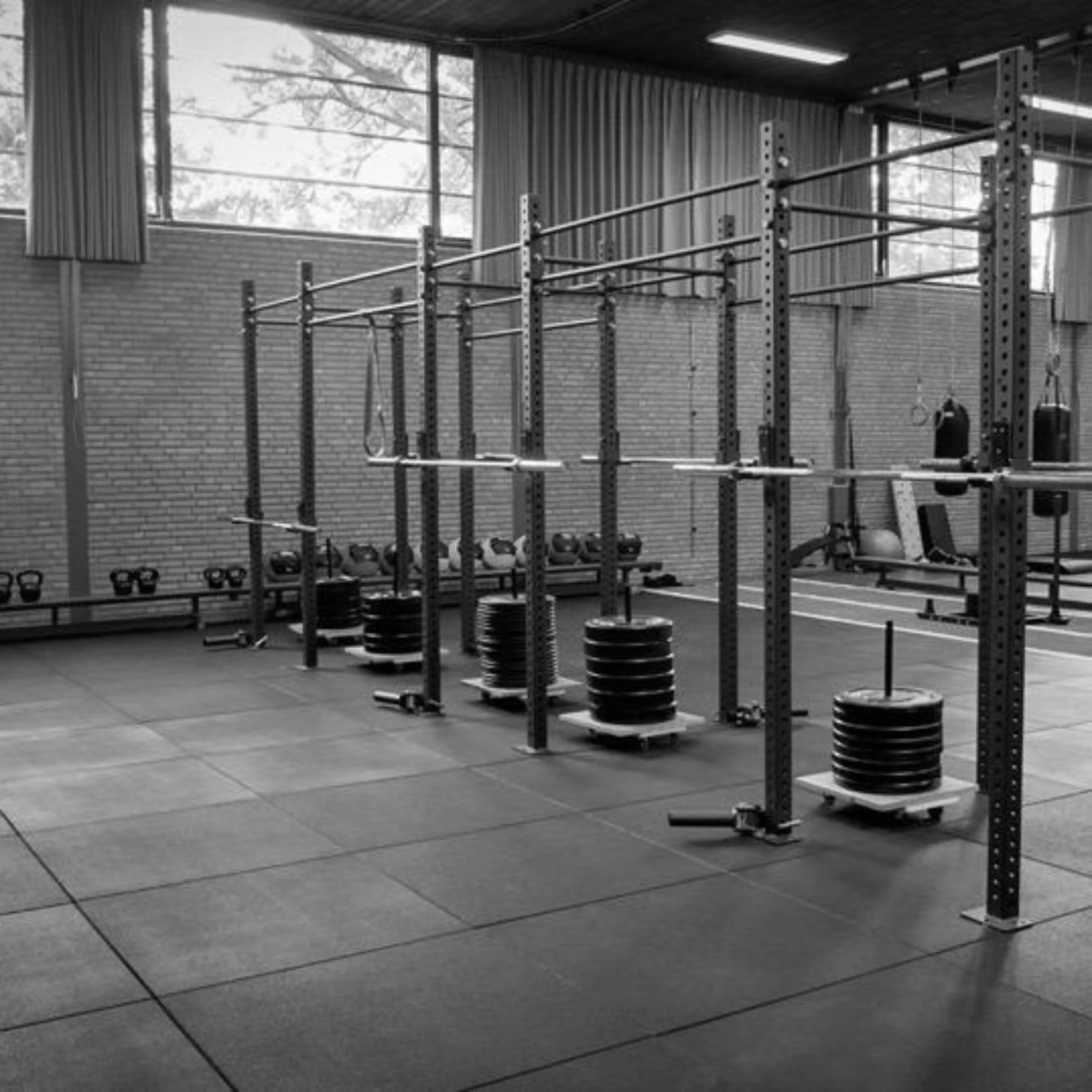 45m2 triple garage package, 20mm Flatline Pro Black Rubber Gym Flooring