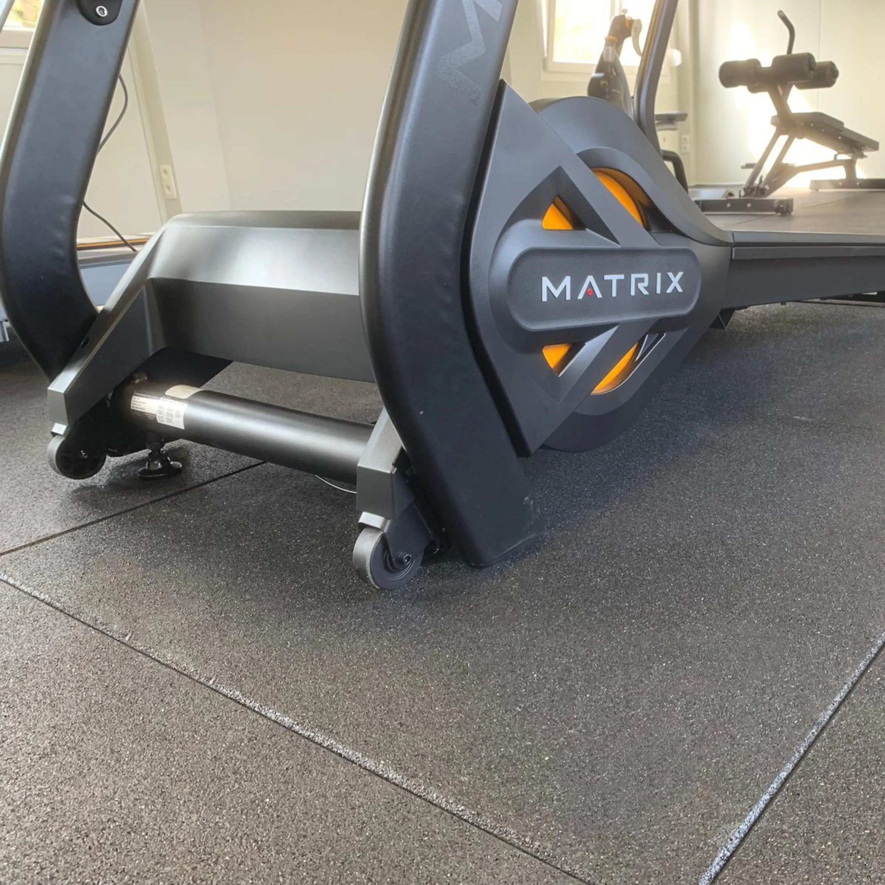 45m2 triple garage package, 20mm Flatline Pro Black Rubber Gym Flooring