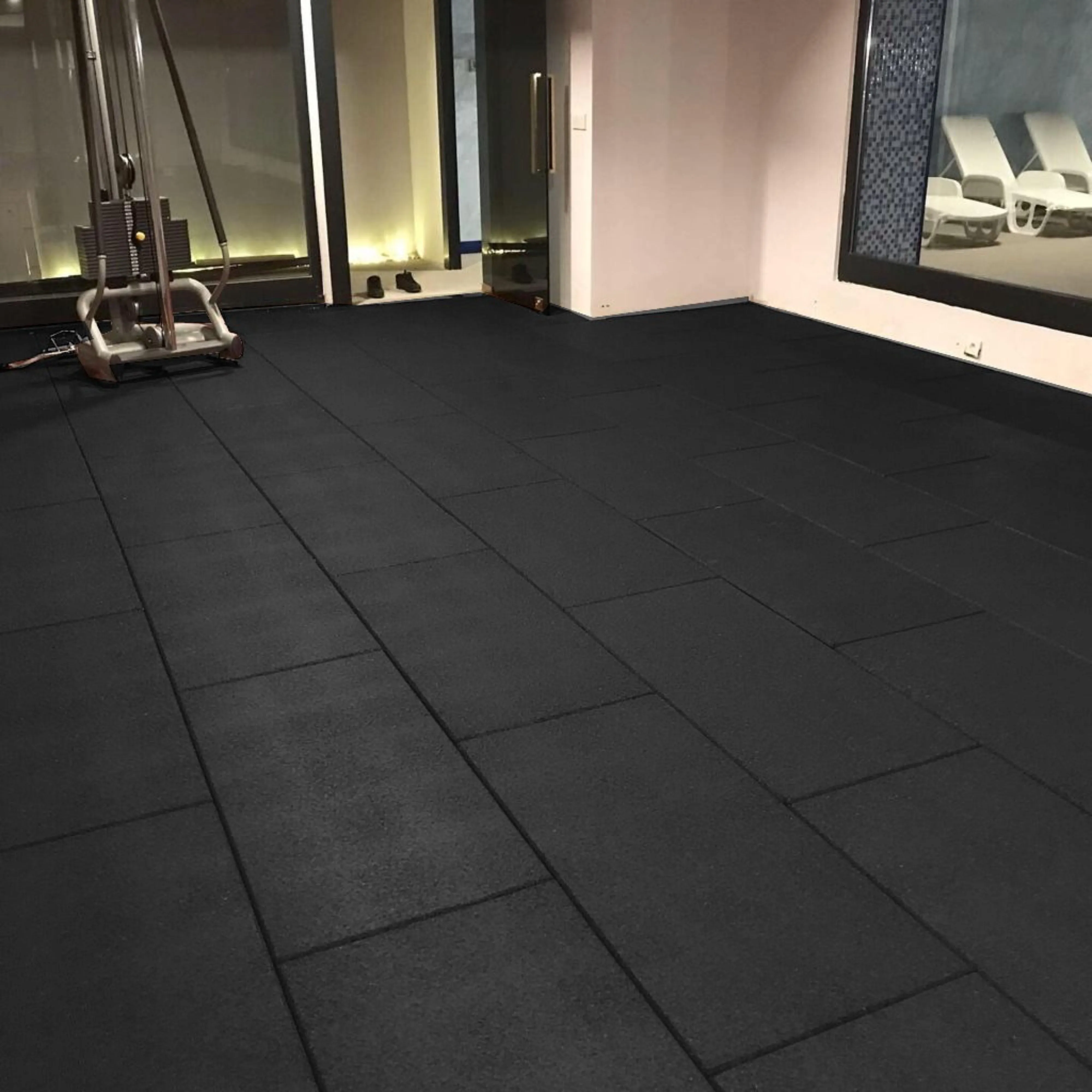45m2 triple garage package, BeFit Flatline Black Rubber Gym Flooring