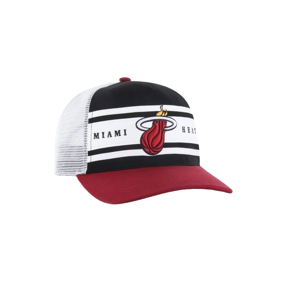 '47 Brand Miami HEAT Stripe Trucker Hitch Snapback