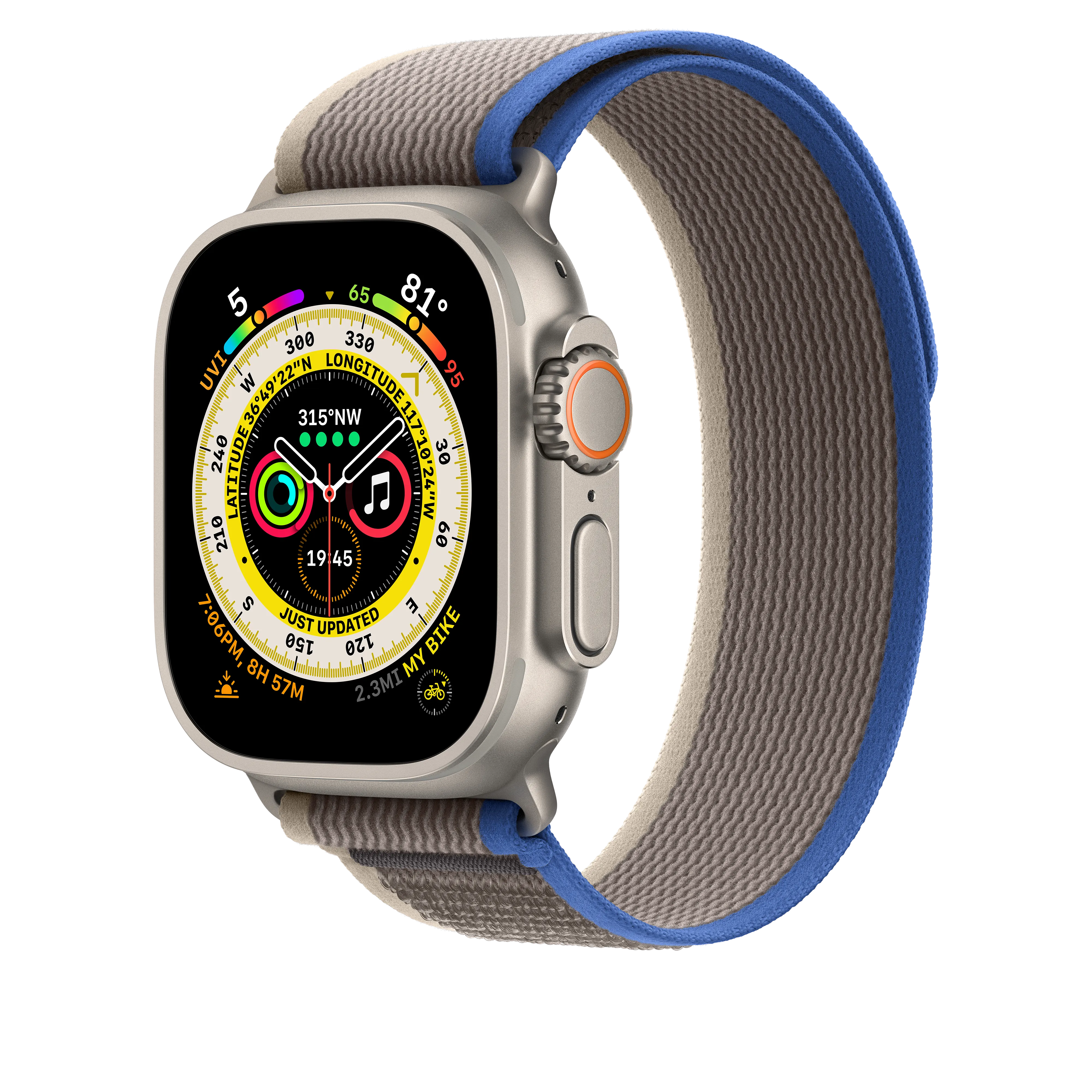 49mm Blue/Grey Trail Loop - M/L