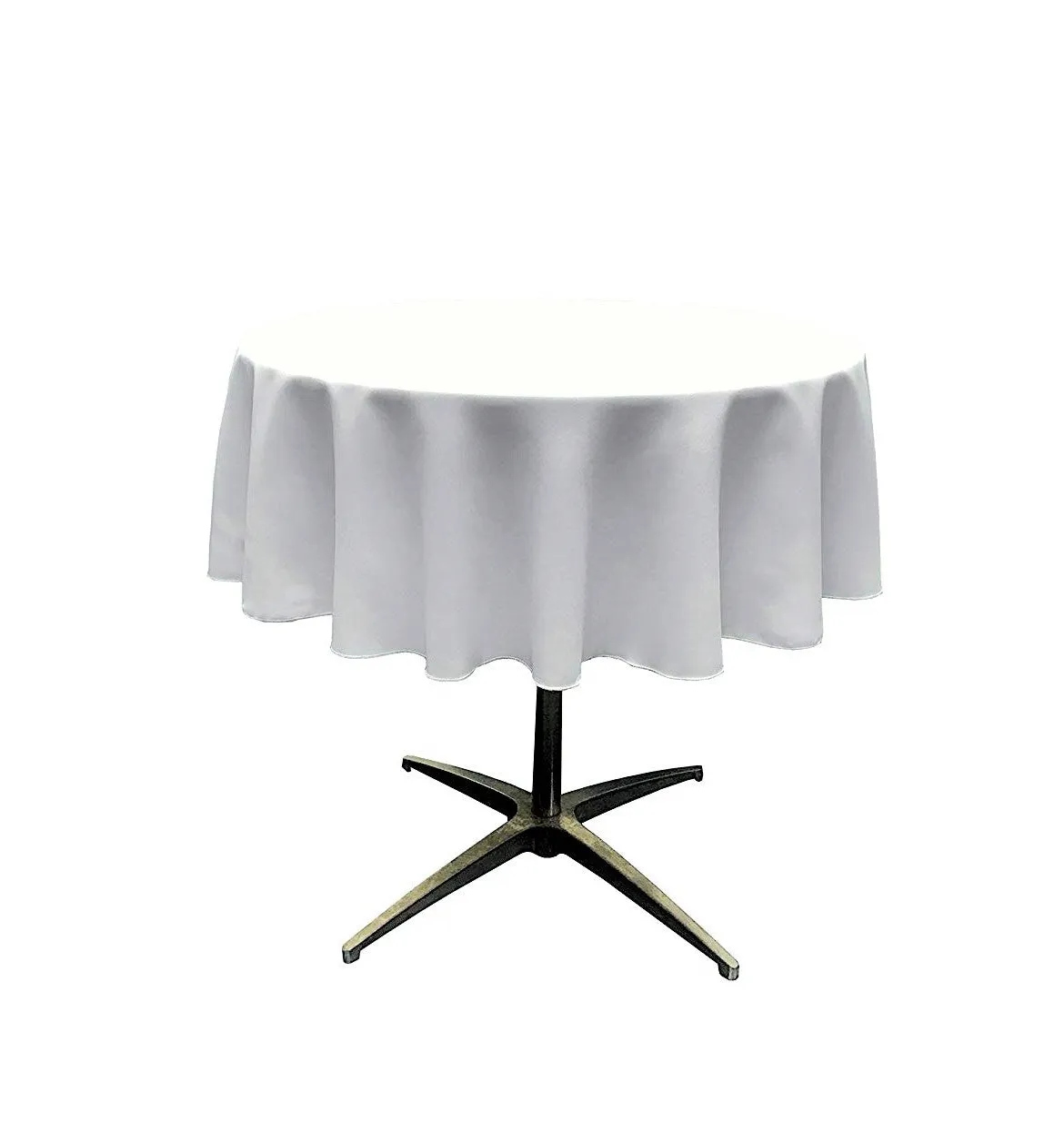 60" ROUND POLY POPLIN SEAMLESS TABLECLOTH