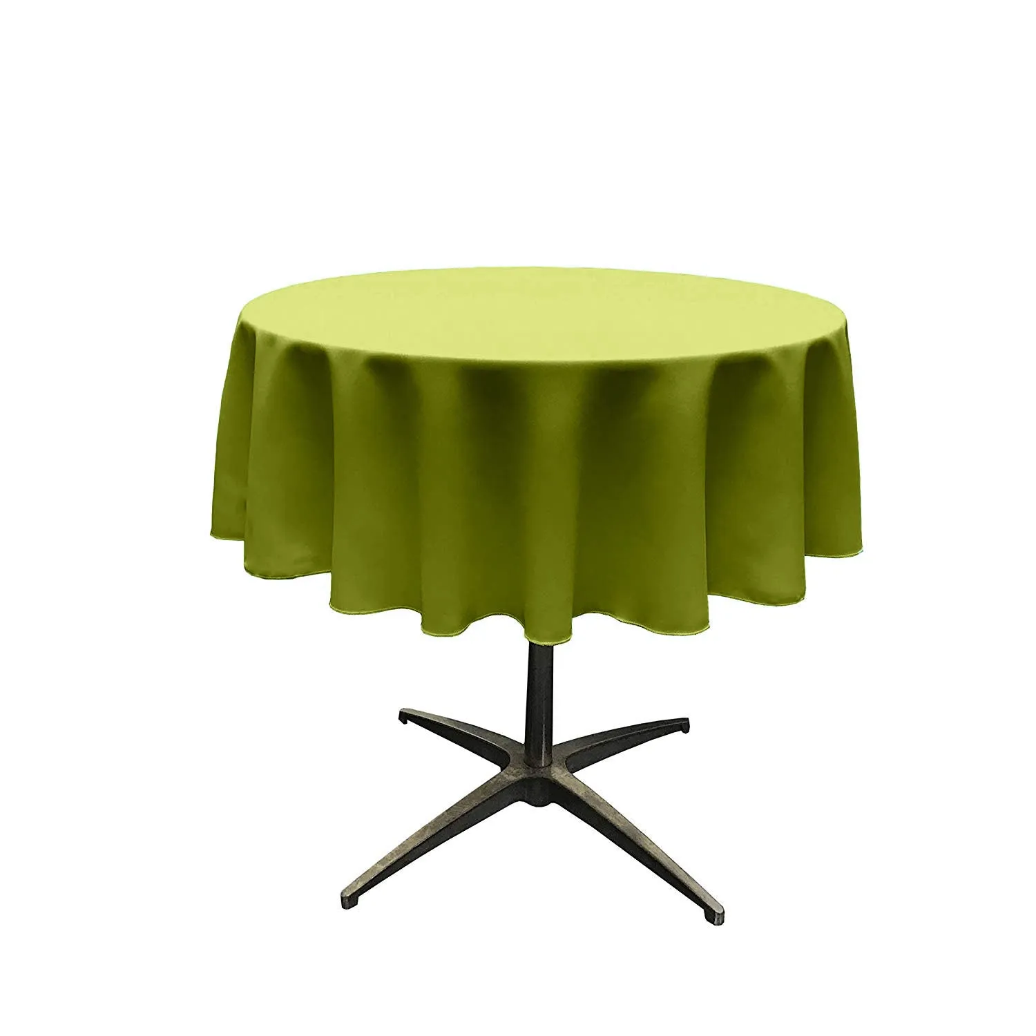 60" ROUND POLY POPLIN SEAMLESS TABLECLOTH