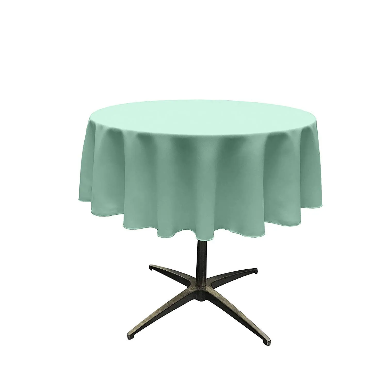 60" ROUND POLY POPLIN SEAMLESS TABLECLOTH