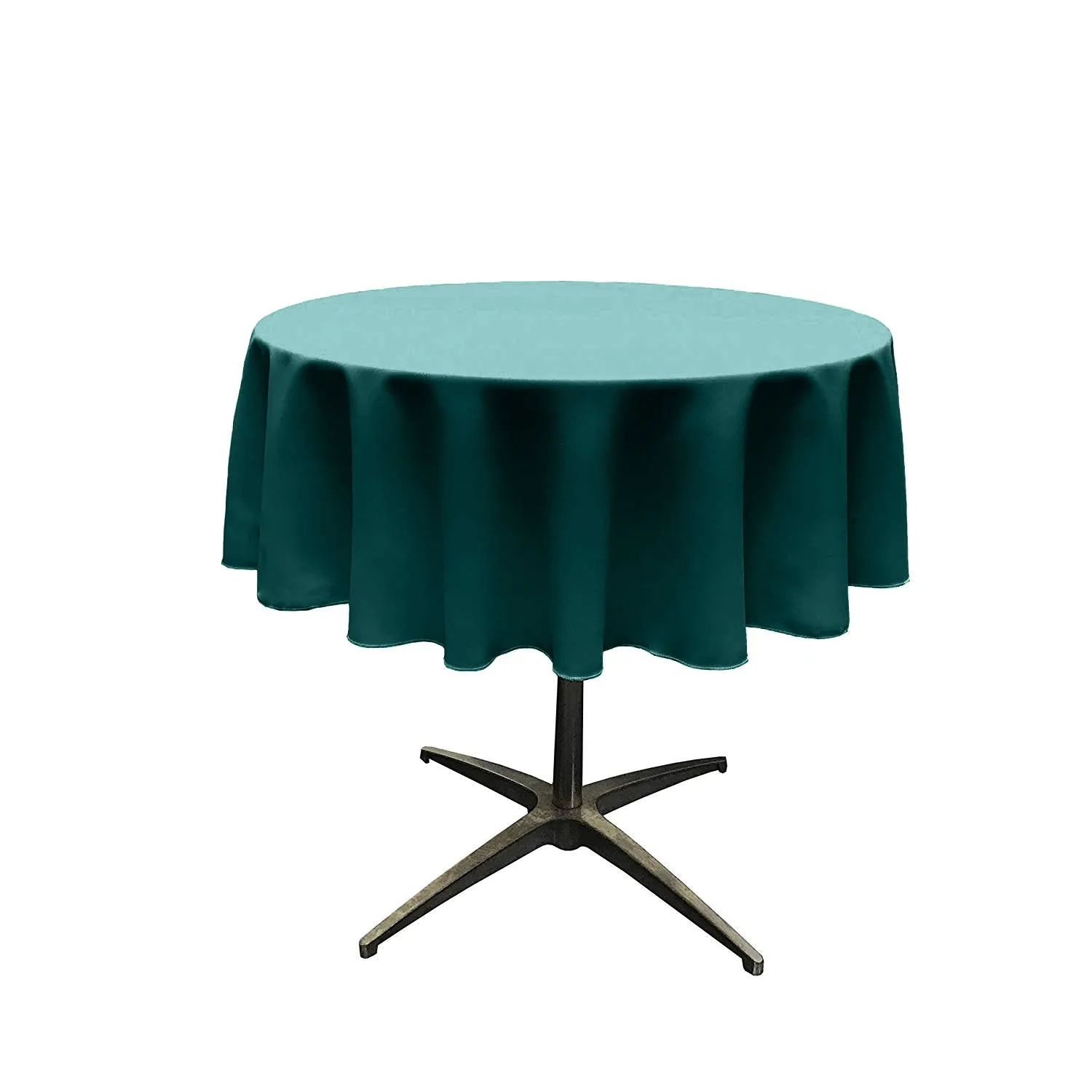 60" ROUND POLY POPLIN SEAMLESS TABLECLOTH