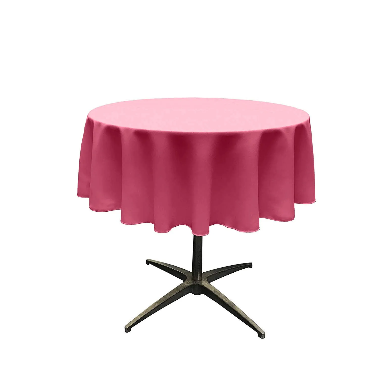 60" ROUND POLY POPLIN SEAMLESS TABLECLOTH