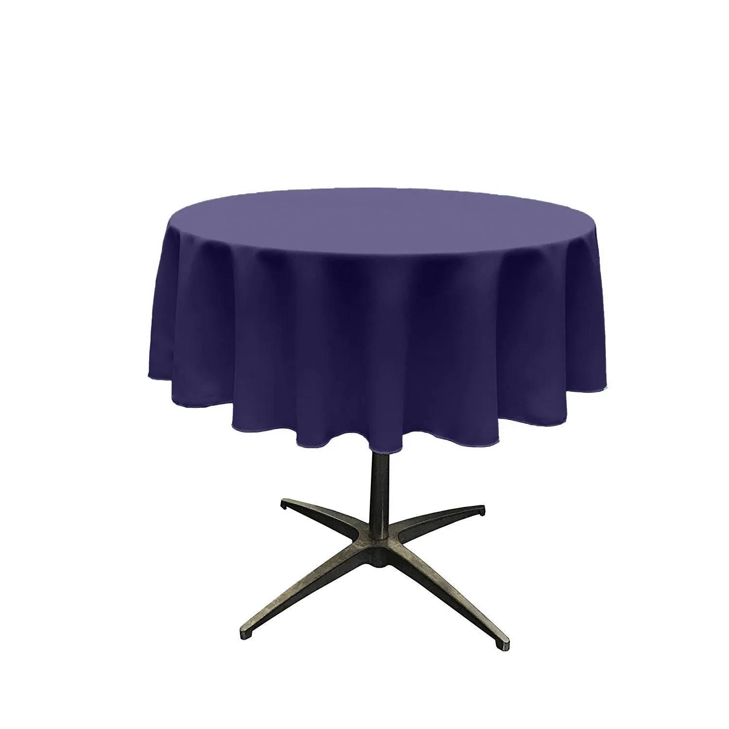 60" ROUND POLY POPLIN SEAMLESS TABLECLOTH