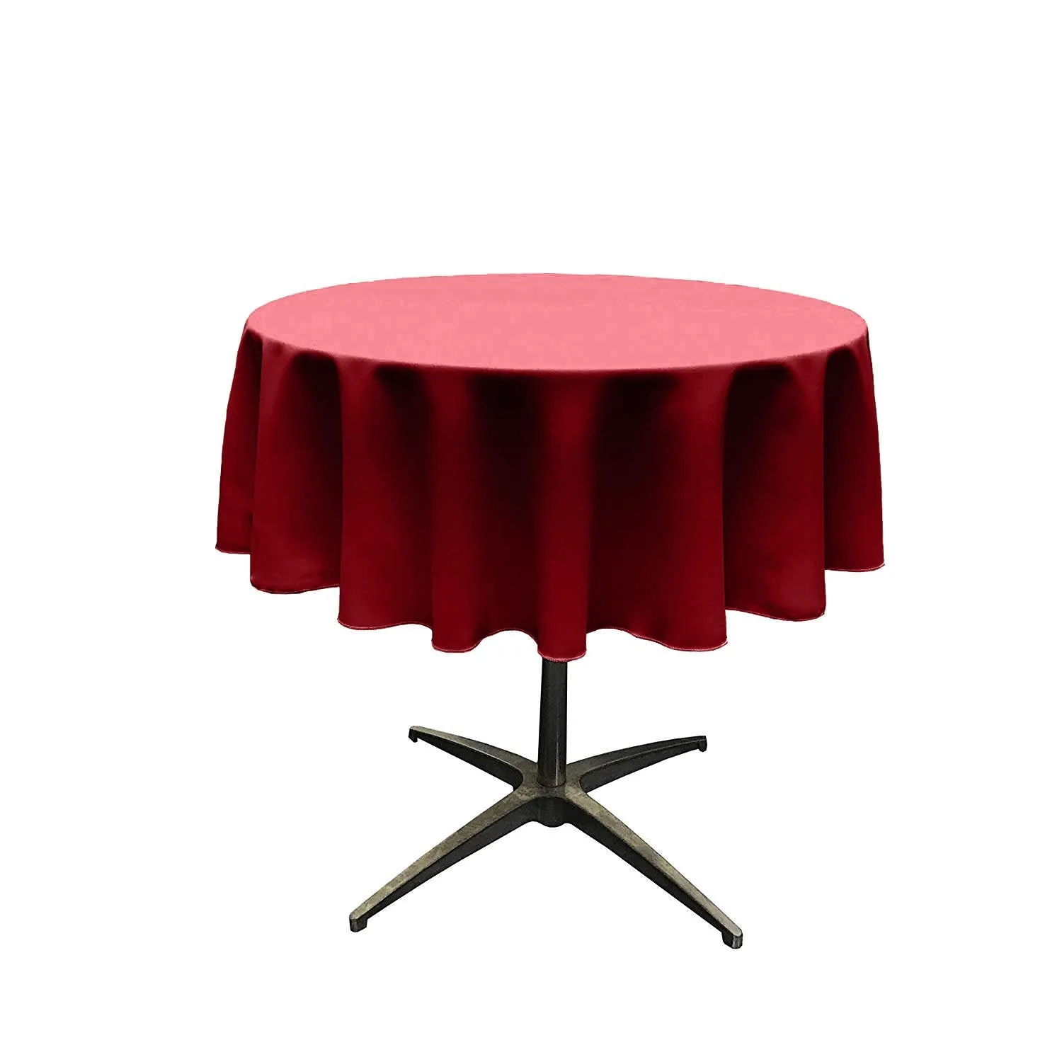 60" ROUND POLY POPLIN SEAMLESS TABLECLOTH