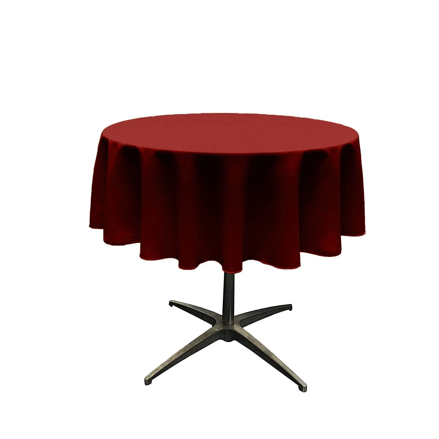 60" ROUND POLY POPLIN SEAMLESS TABLECLOTH