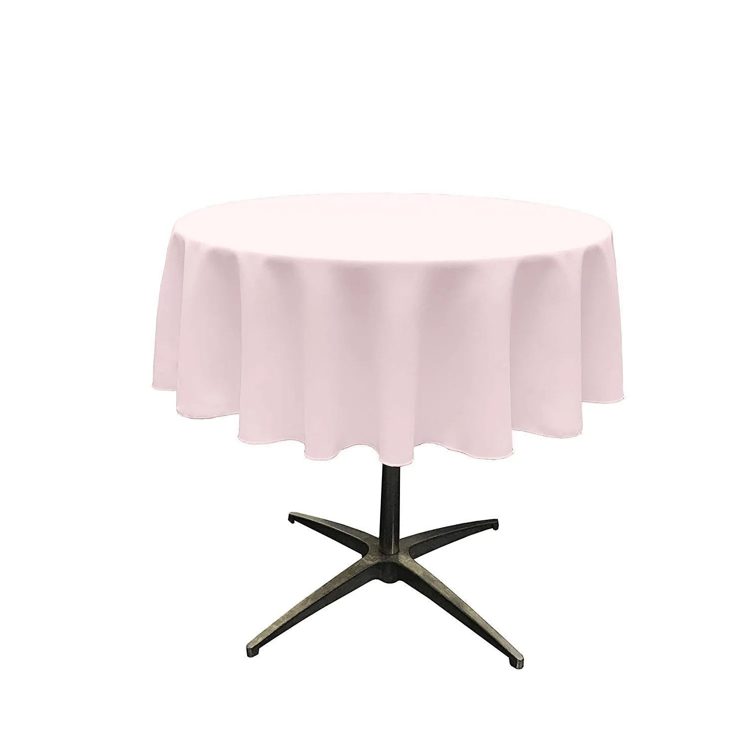 60" ROUND POLY POPLIN SEAMLESS TABLECLOTH