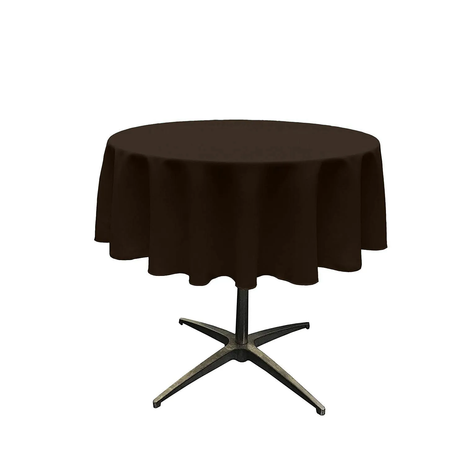 60" ROUND POLY POPLIN SEAMLESS TABLECLOTH