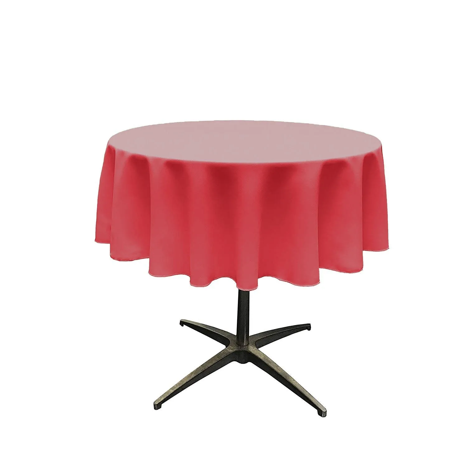 60" ROUND POLY POPLIN SEAMLESS TABLECLOTH