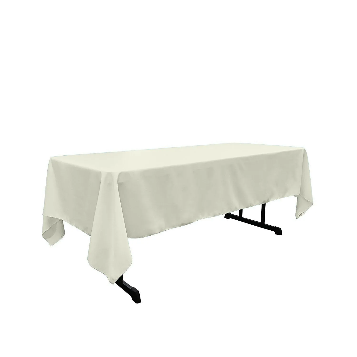 60" X 102" Rectangular Polyester Poplin Tablecloth