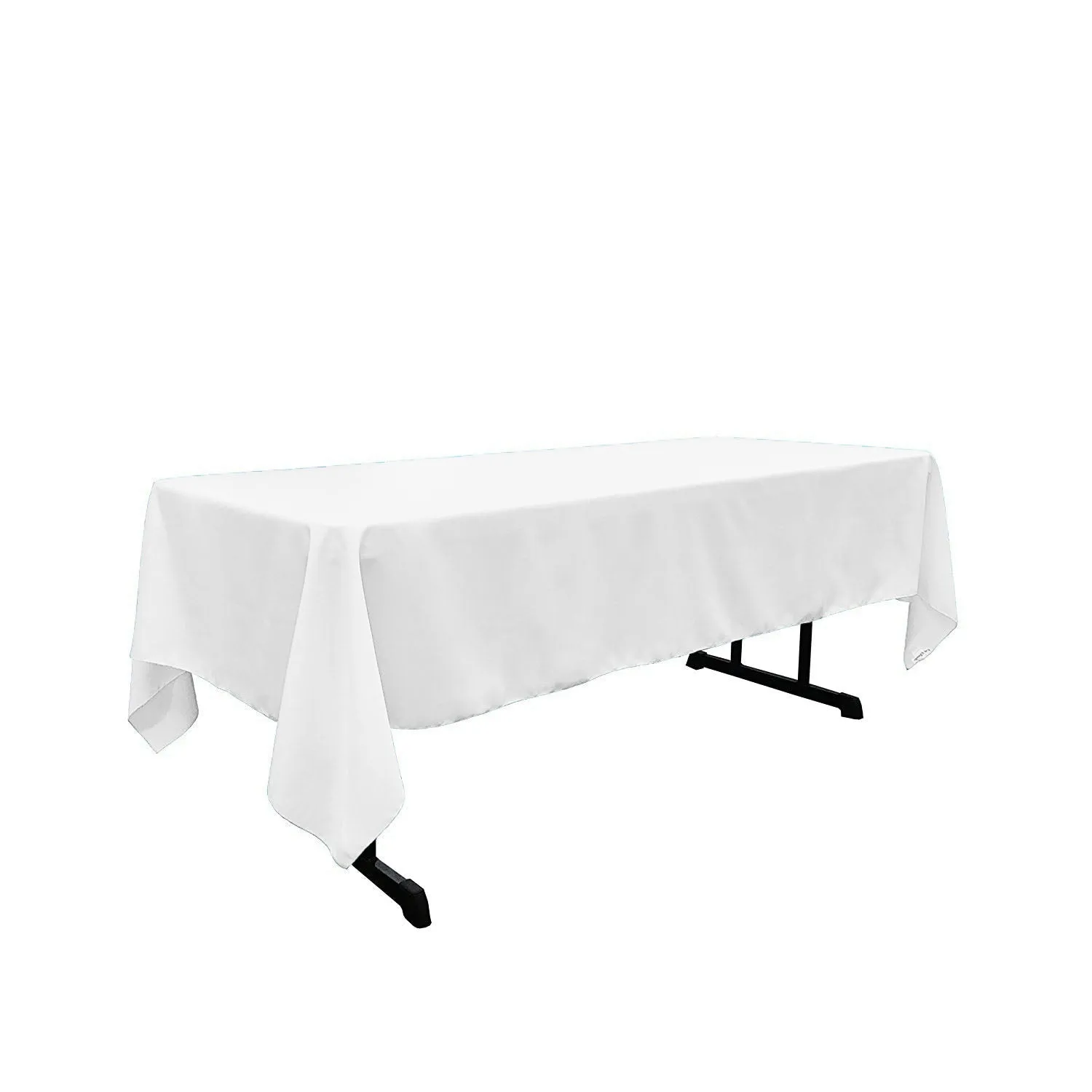 60" X 108" Rectangular Polyester Poplin Tablecloth
