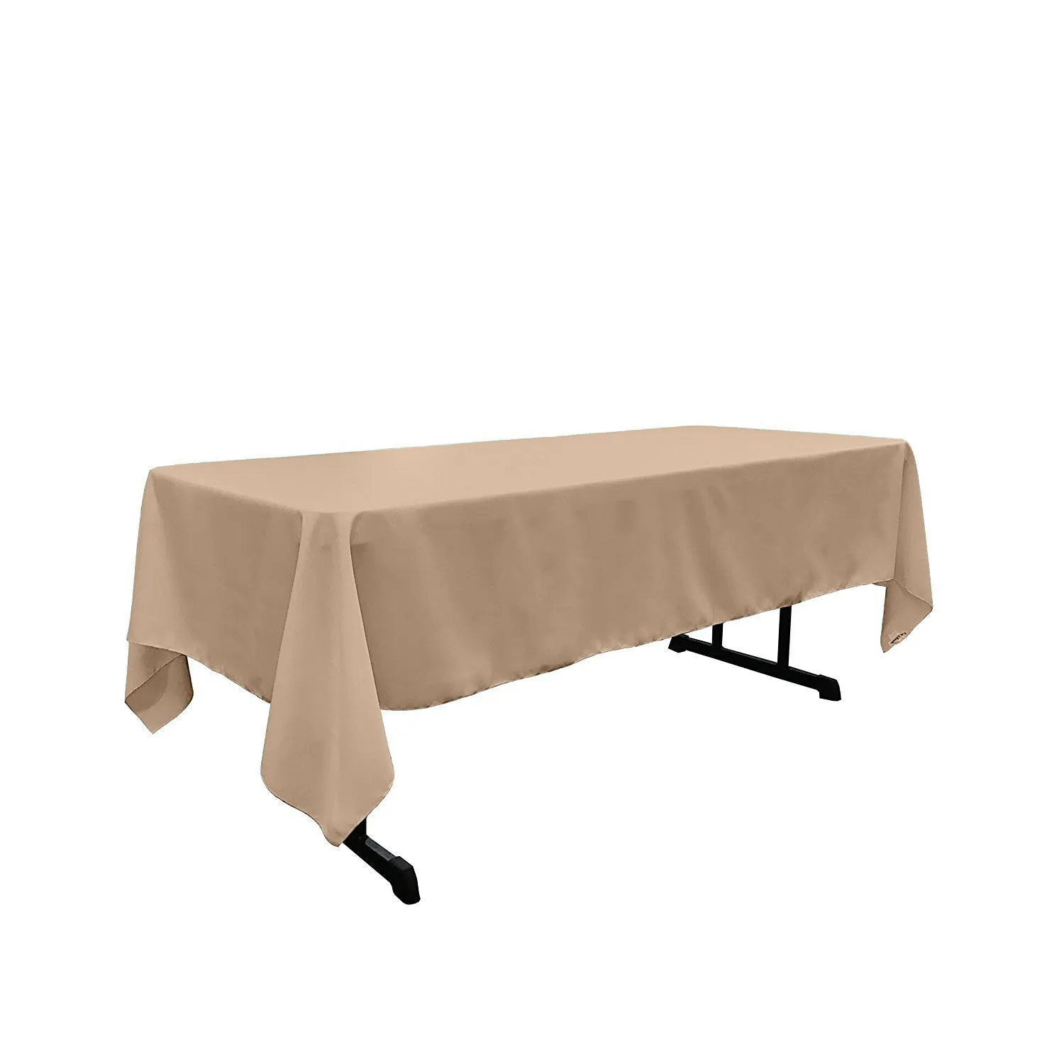 60" X 90" Rectangular Polyester Poplin Tablecloth