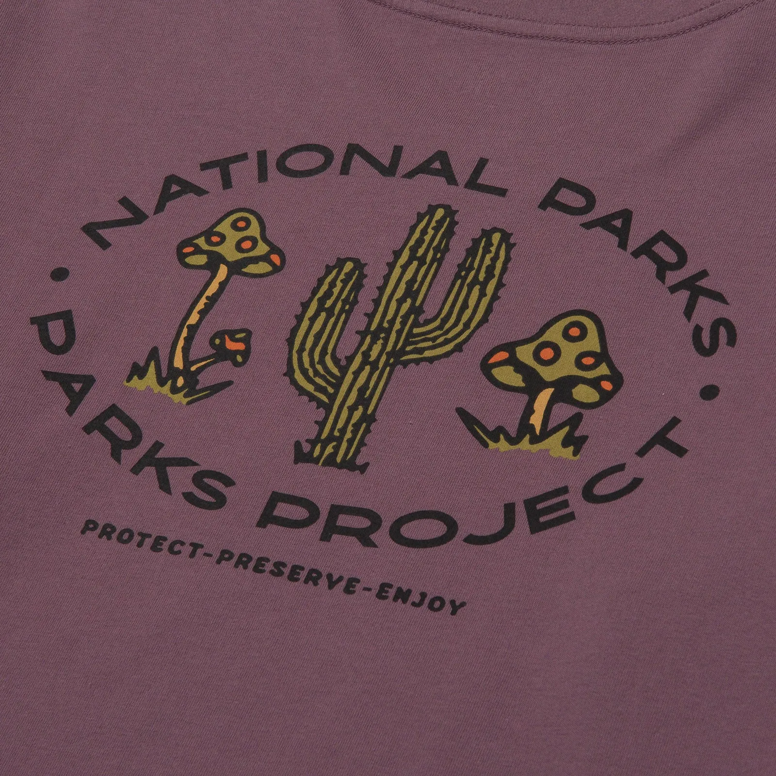 90s Doodle Parks Boxy Long Sleeve Tee