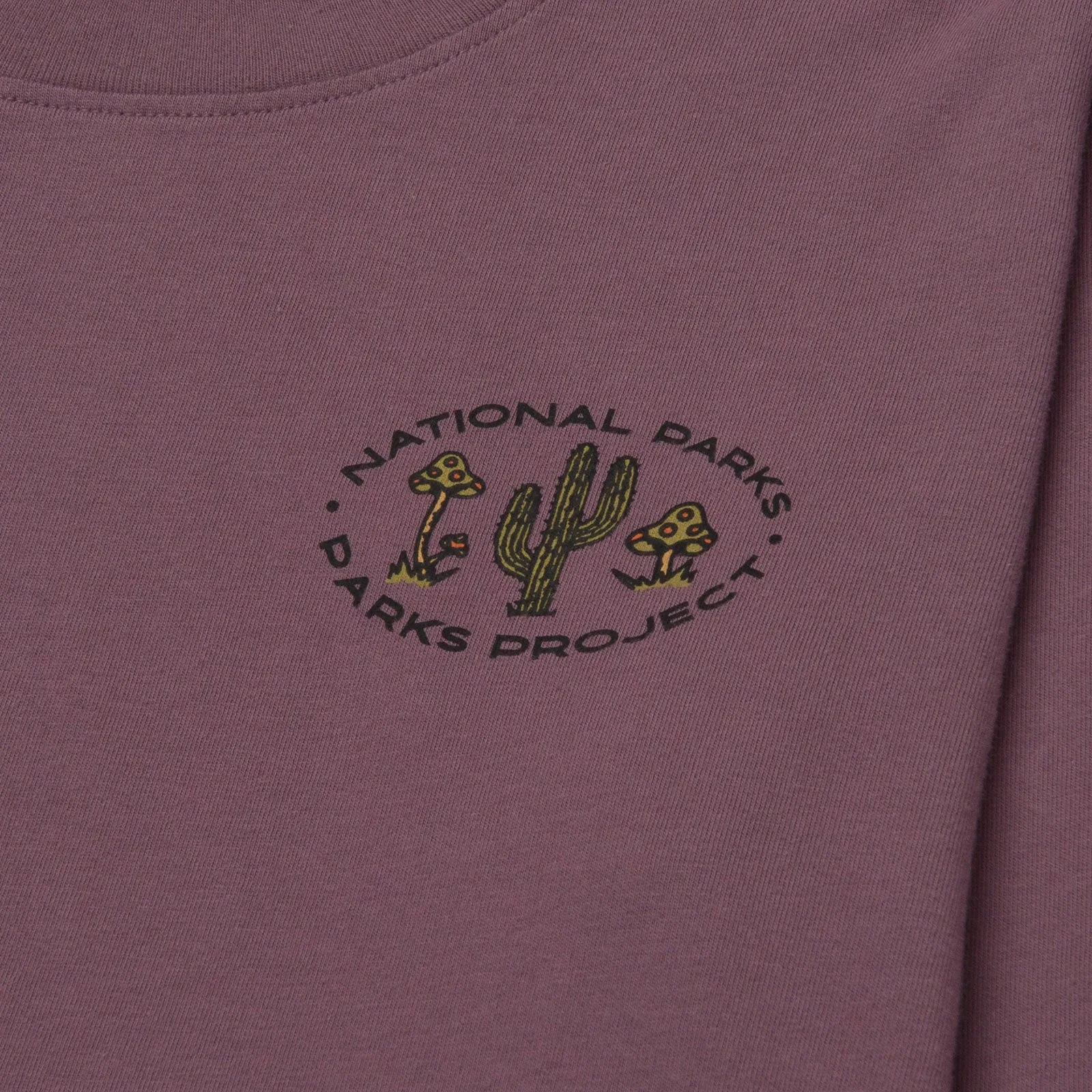 90s Doodle Parks Boxy Long Sleeve Tee