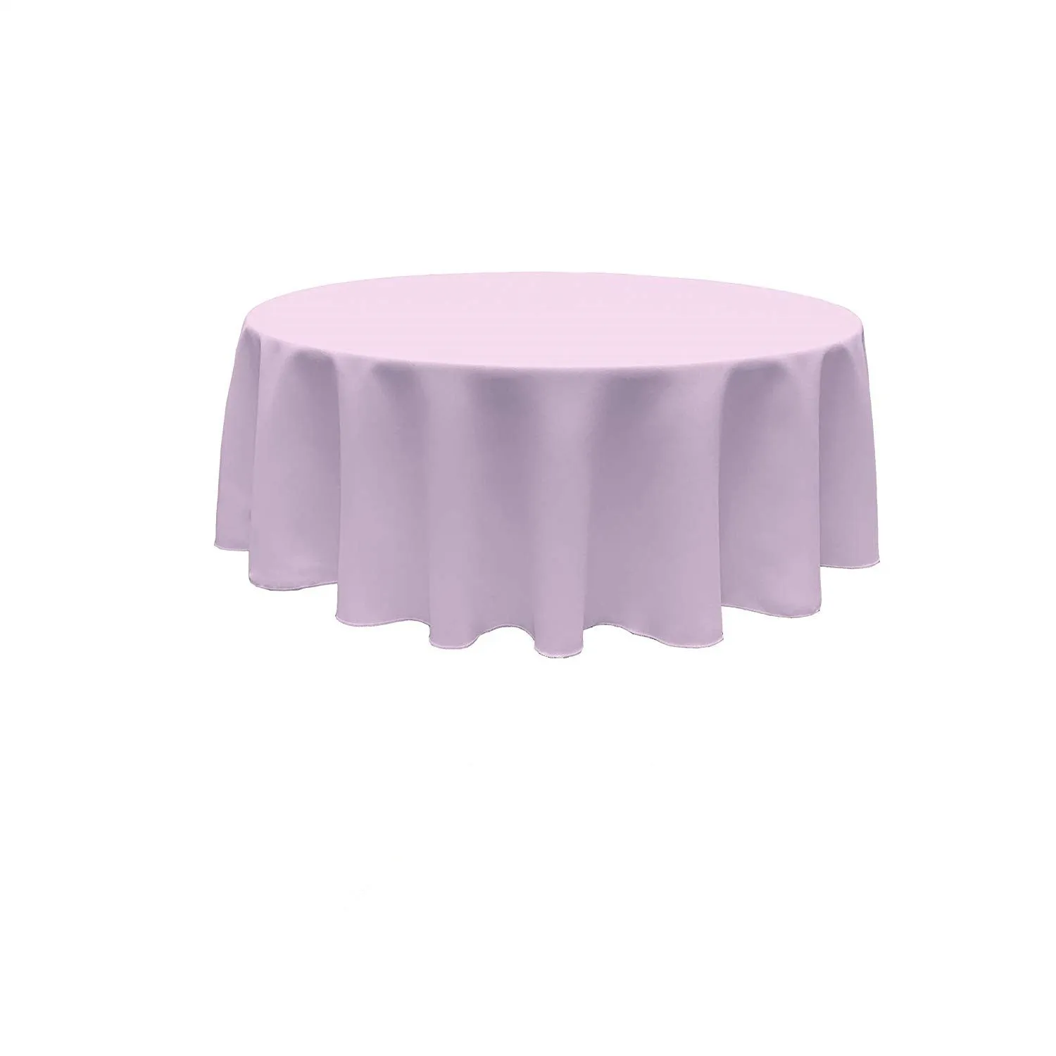 96" ROUND POLY POPLIN SEAMLESS TABLECLOTH