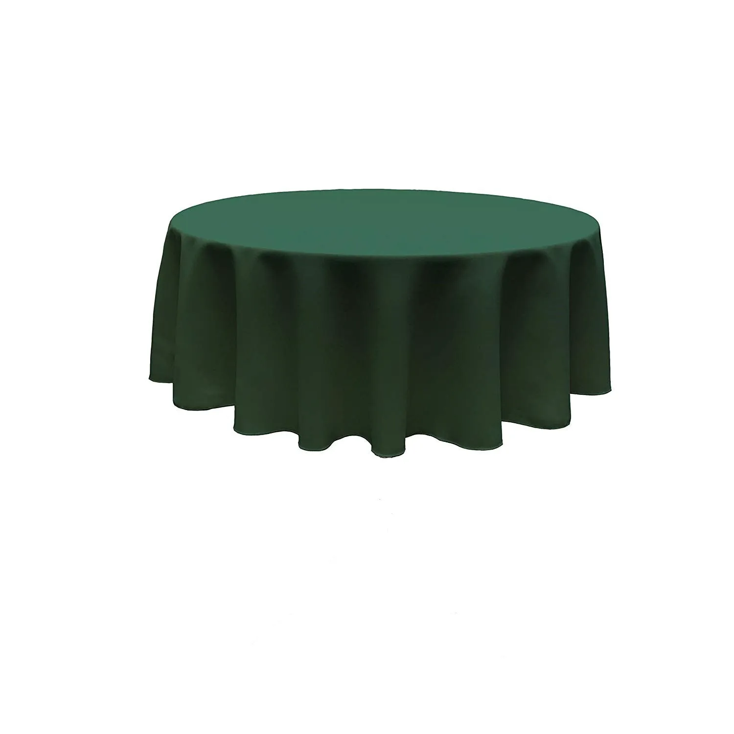 96" ROUND POLY POPLIN SEAMLESS TABLECLOTH