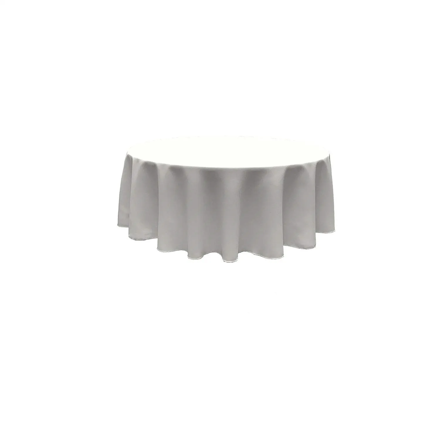 96" ROUND POLY POPLIN SEAMLESS TABLECLOTH