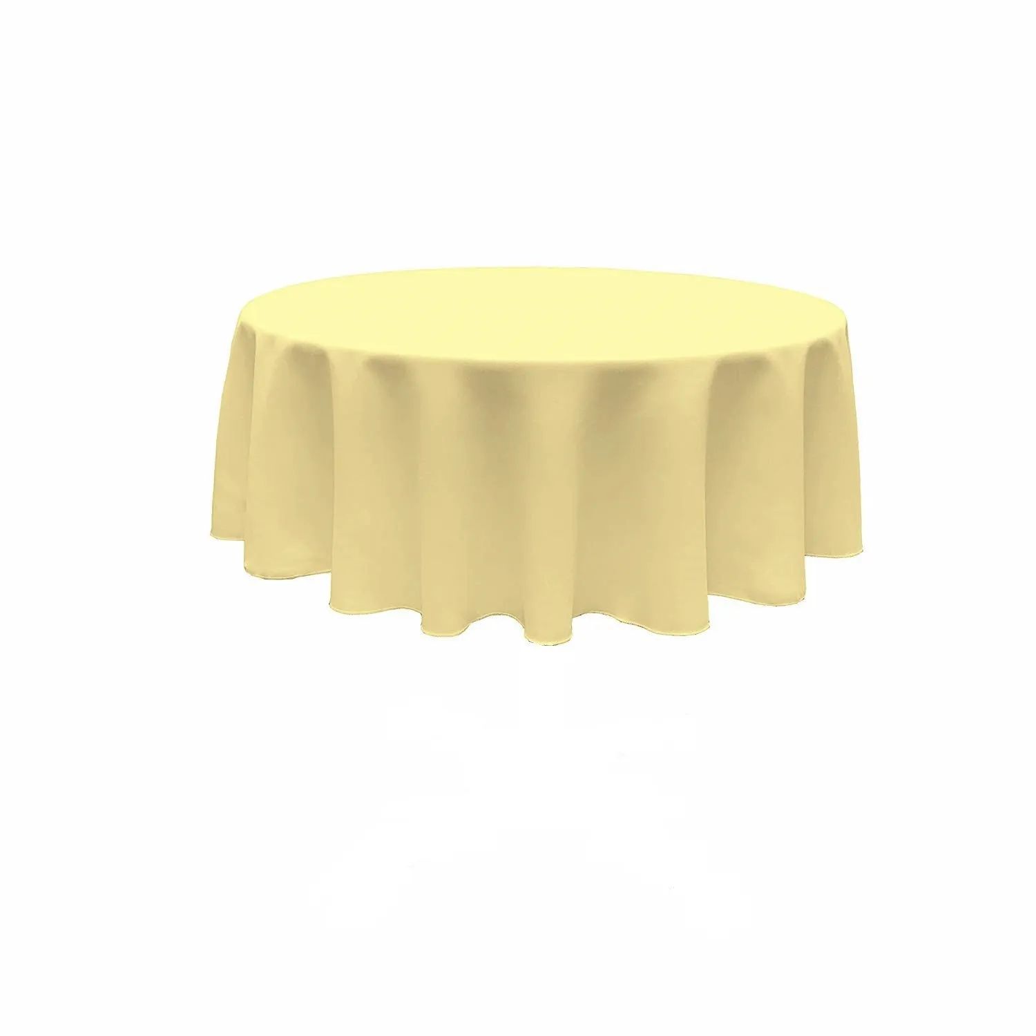 96" ROUND POLY POPLIN SEAMLESS TABLECLOTH