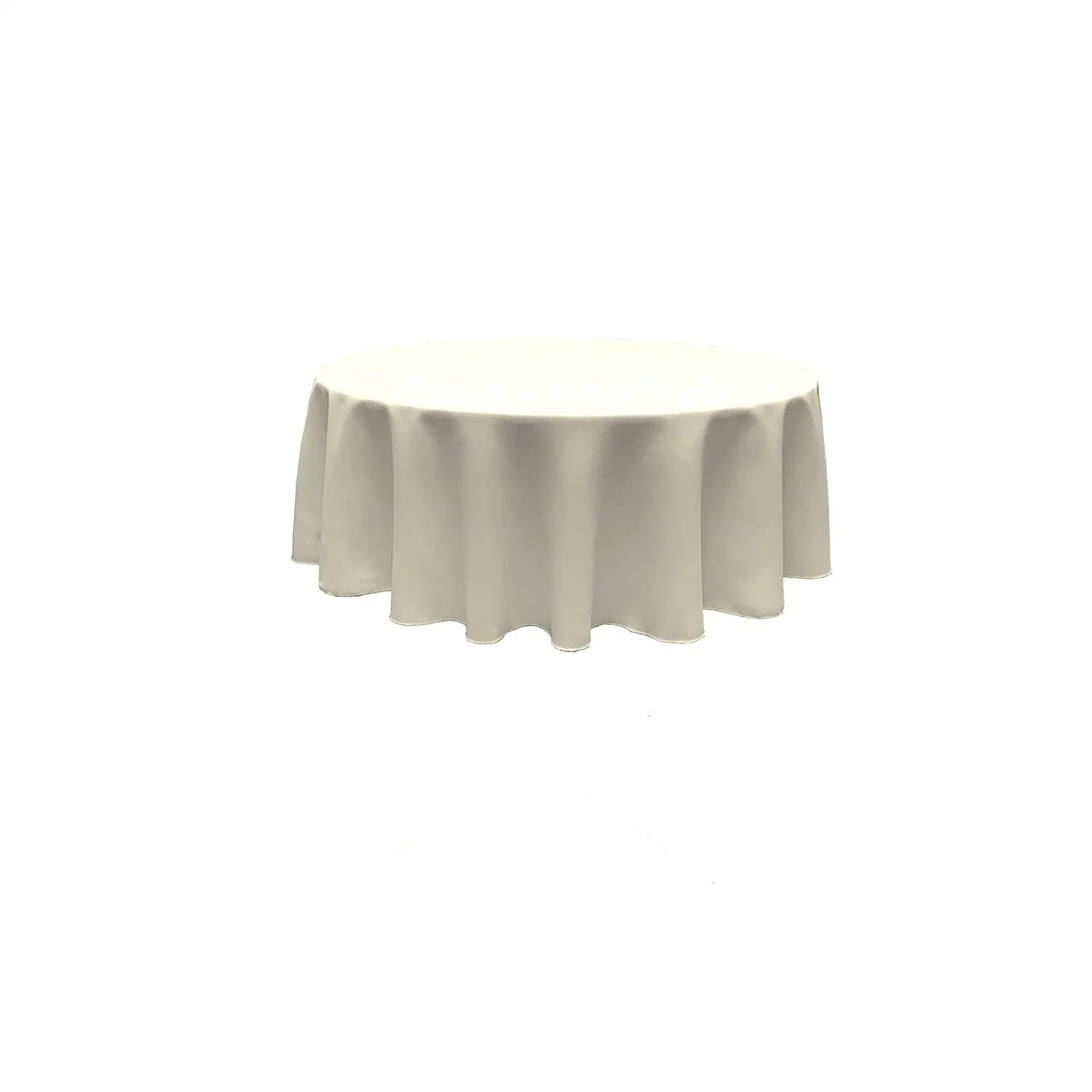 96" ROUND POLY POPLIN SEAMLESS TABLECLOTH