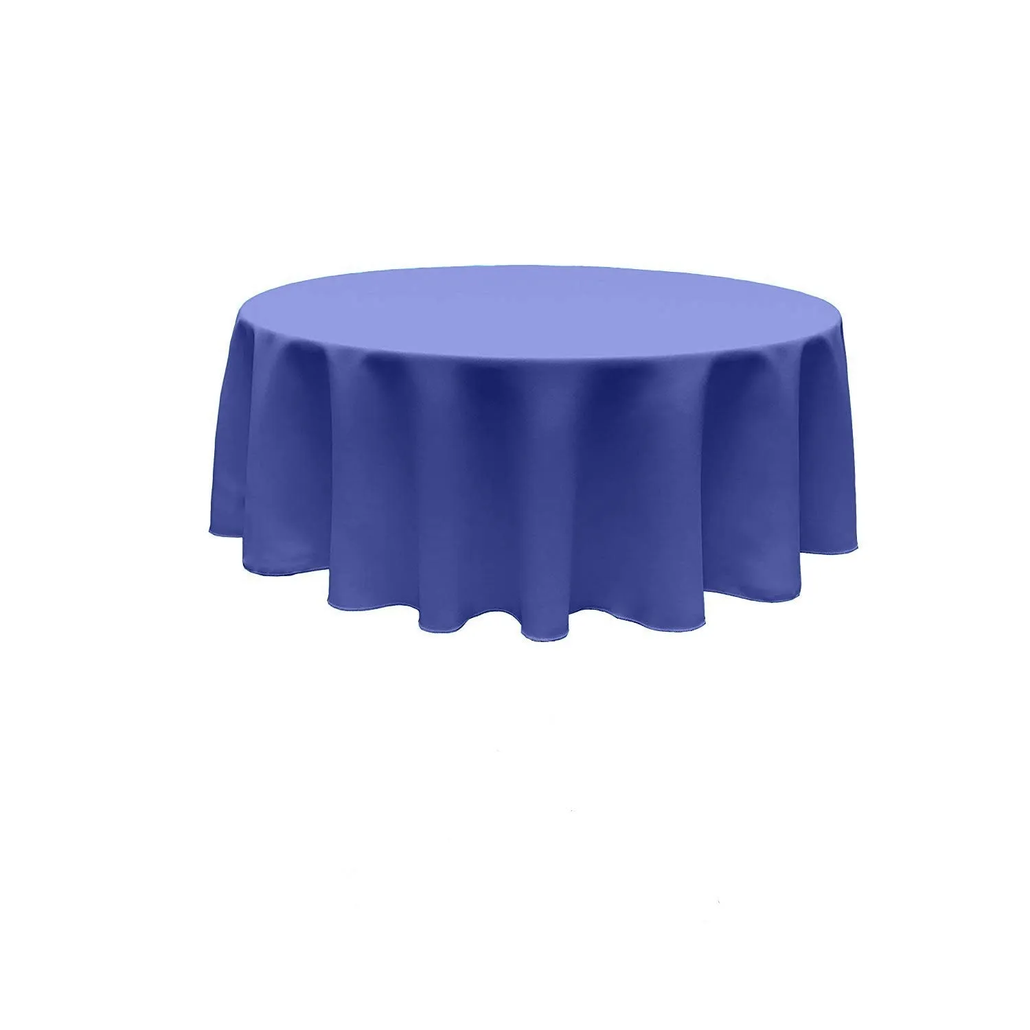 96" ROUND POLY POPLIN SEAMLESS TABLECLOTH