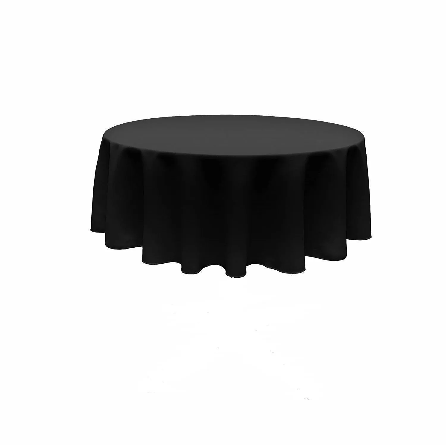 96" ROUND POLY POPLIN SEAMLESS TABLECLOTH