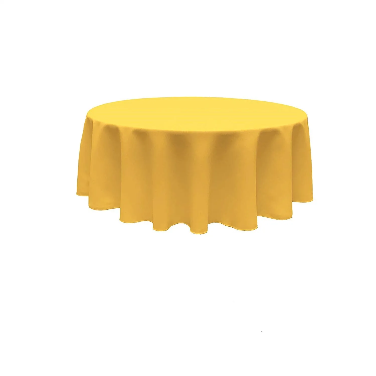 96" ROUND POLY POPLIN SEAMLESS TABLECLOTH