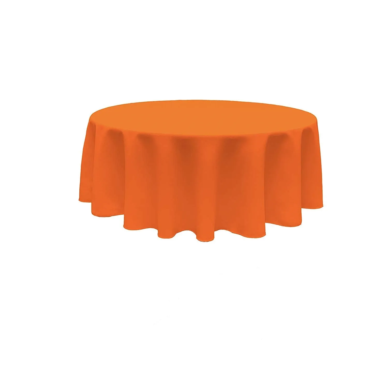 96" ROUND POLY POPLIN SEAMLESS TABLECLOTH
