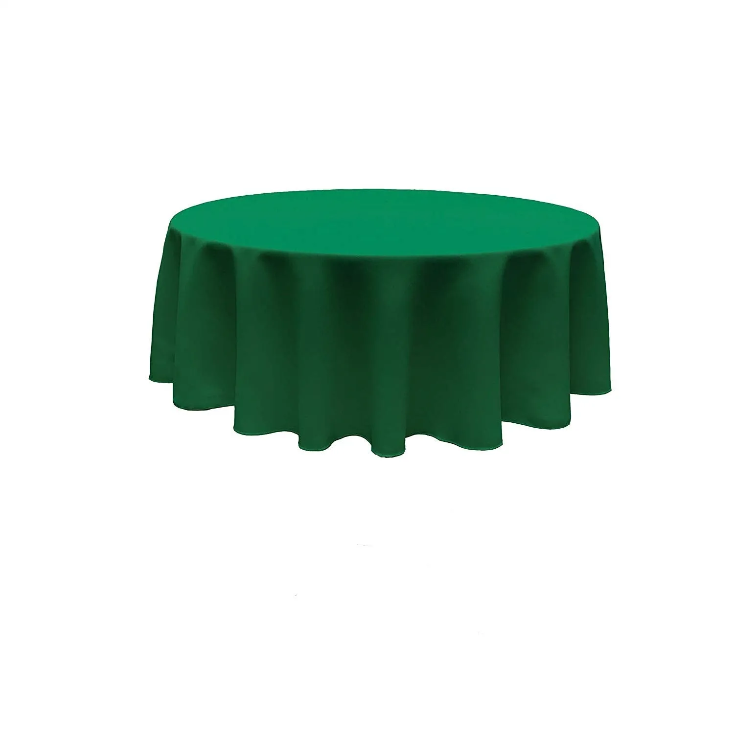 96" ROUND POLY POPLIN SEAMLESS TABLECLOTH