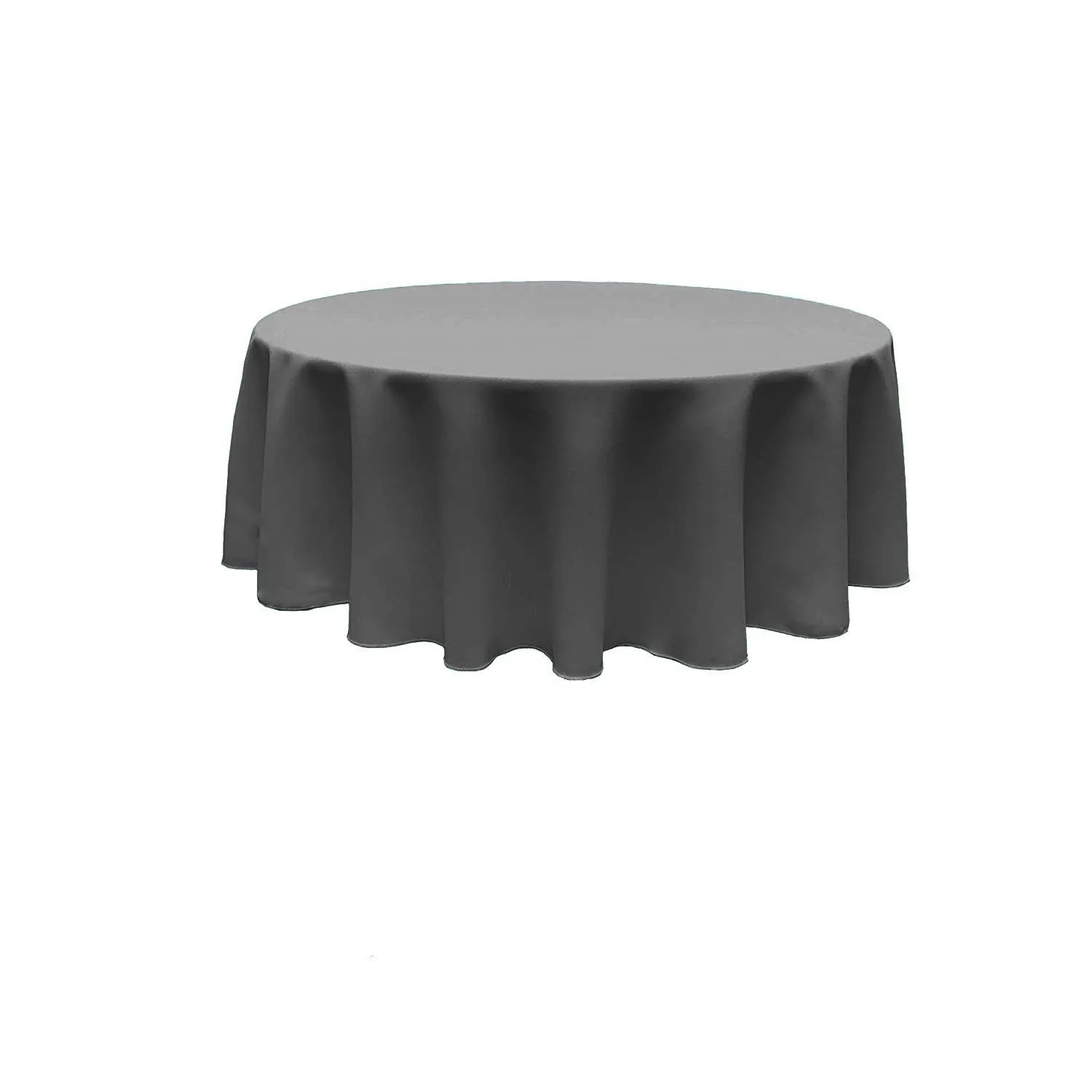 96" ROUND POLY POPLIN SEAMLESS TABLECLOTH