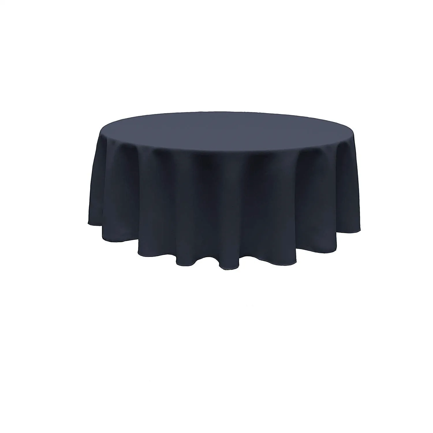 96" ROUND POLY POPLIN SEAMLESS TABLECLOTH