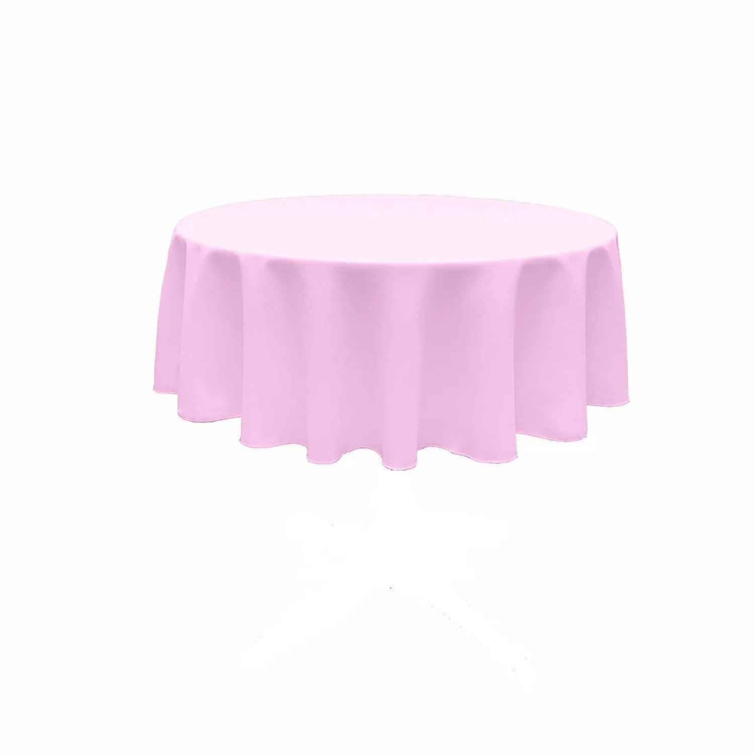 96" ROUND POLY POPLIN SEAMLESS TABLECLOTH
