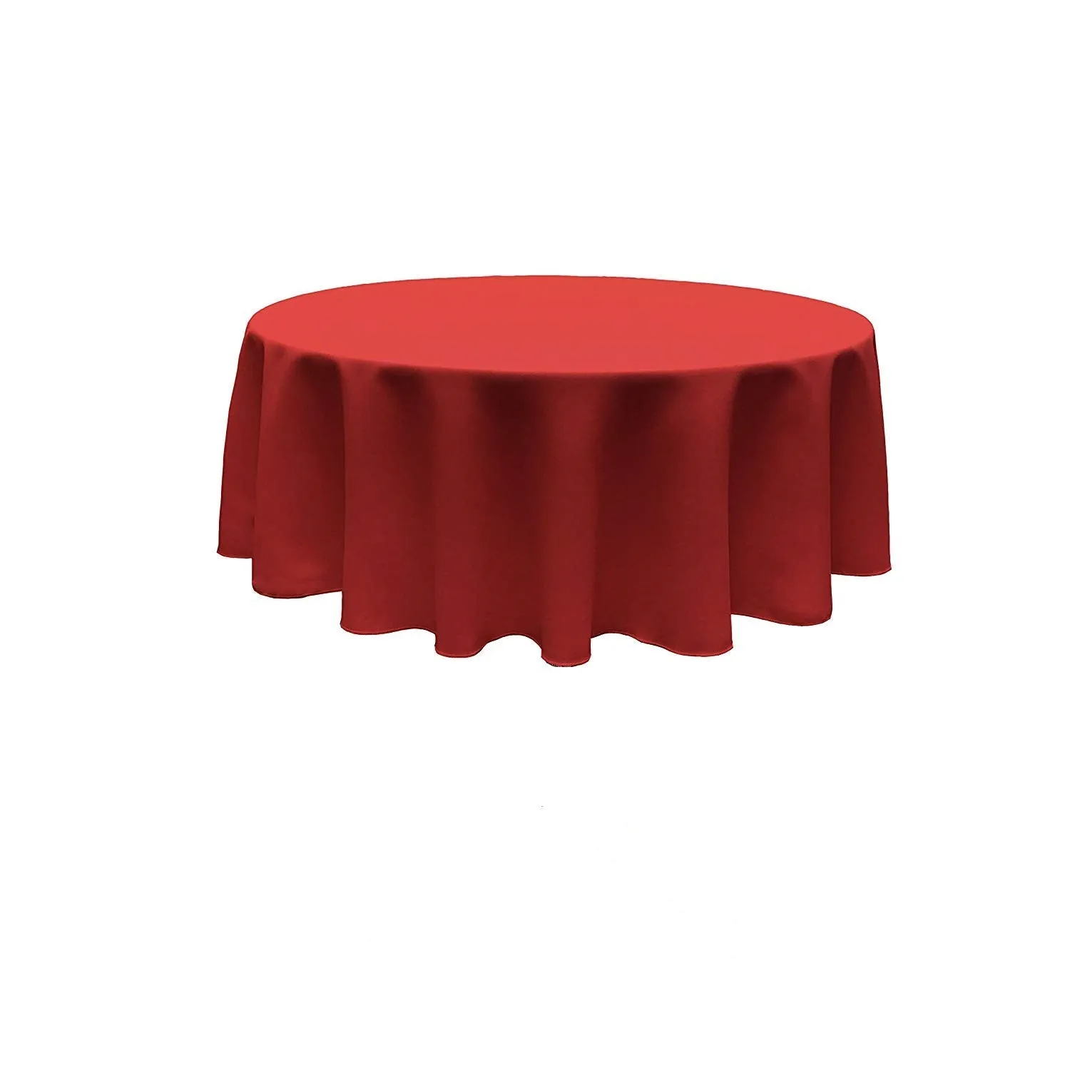 96" ROUND POLY POPLIN SEAMLESS TABLECLOTH