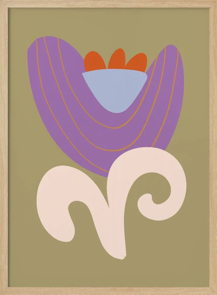 A Purple Flower , By Studio Memb