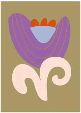 A Purple Flower , By Studio Memb