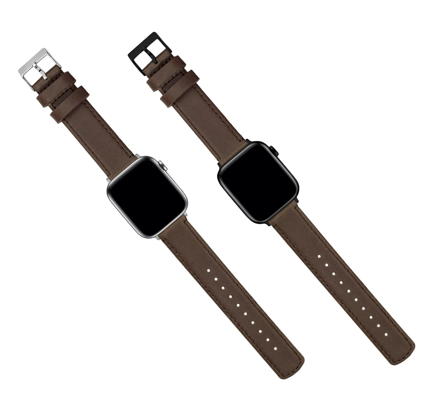 Apple Saddle Leather Stitching Watch Band